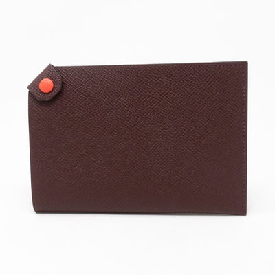 Tarmac Dot Passport Holder Bordeaux