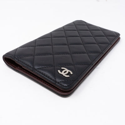 Classic Quilted Agenda Medium Black Leather