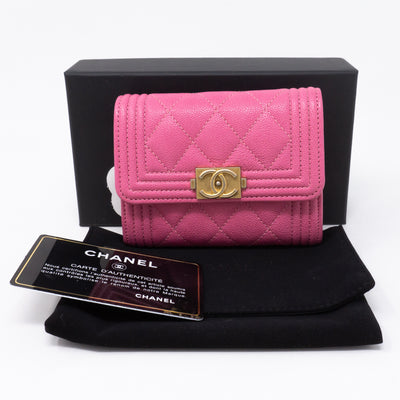 Boy Card Case Pink Caviar