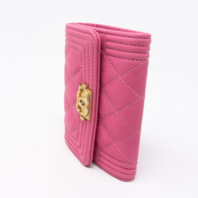 Boy Card Case Pink Caviar