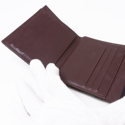 Small Classic Flap Wallet 2.55 Black Leather