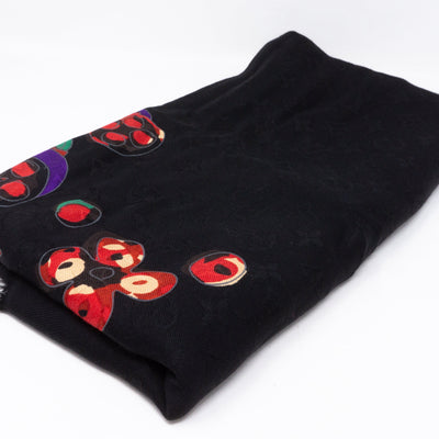 Monogram Shawl Devorgram Black