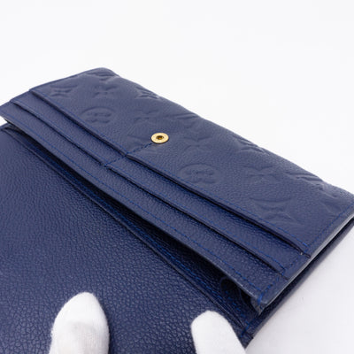 Curieuse Wallet Monogram Empreinte Iris