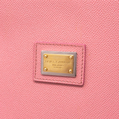 Miss Escape Tote Pink Leather