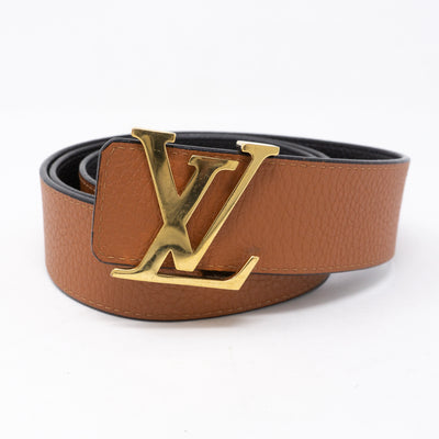 Initiales Belt Reversible 100 cm Cognac Black