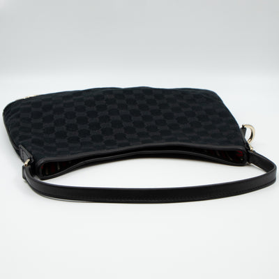 Britt Medium Hobo Black Canvas