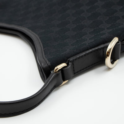 Britt Medium Hobo Black Canvas