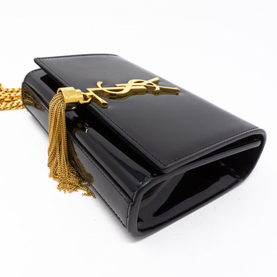 Kate Small Tassel Black Patent Leather