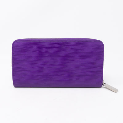 Zippy Wallet Epi Leather Purple