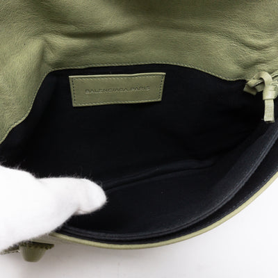 Giant Envelope Clutch Green