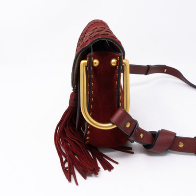 Hudson Mini Red Suede