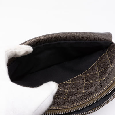 Easy Flap Bag Metallic Caviar Bronze
