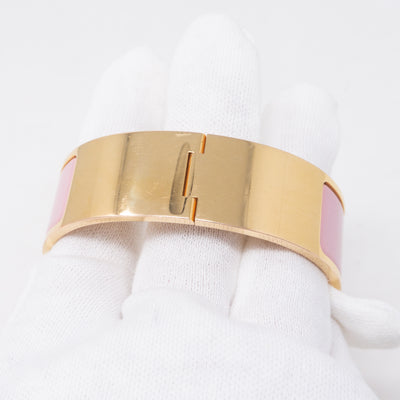 Clic Clac H Bracelet Medium Pink Rose Gold