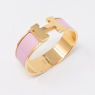 Clic Clac H Bracelet Medium Pink Rose Gold