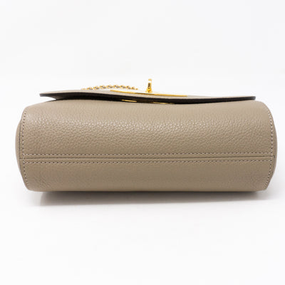 Lily Small Solid Grey Leather