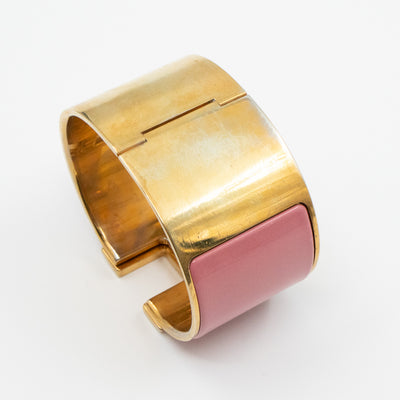 Clic Clac H Bracelet Wide Pink Gold