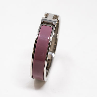 Clic H Bracelet Narrow Lilac Silver
