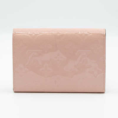 Sarah Compact Wallet Vernis Rose Ballerine