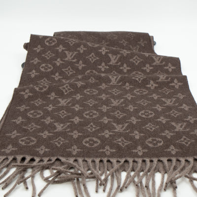 Monogram Gradient Scarf Hazelnut