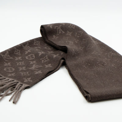 Monogram Gradient Scarf Hazelnut