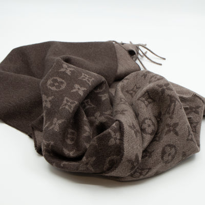Monogram Gradient Scarf Hazelnut