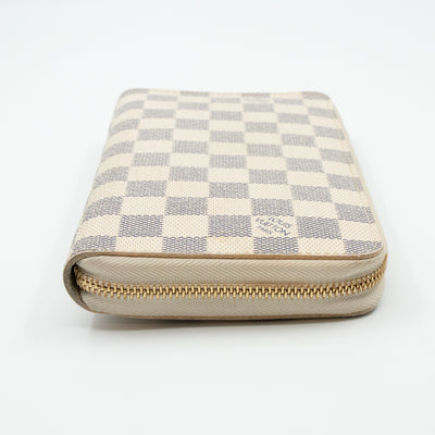 Zippy Organizer Wallet Damier Azur
