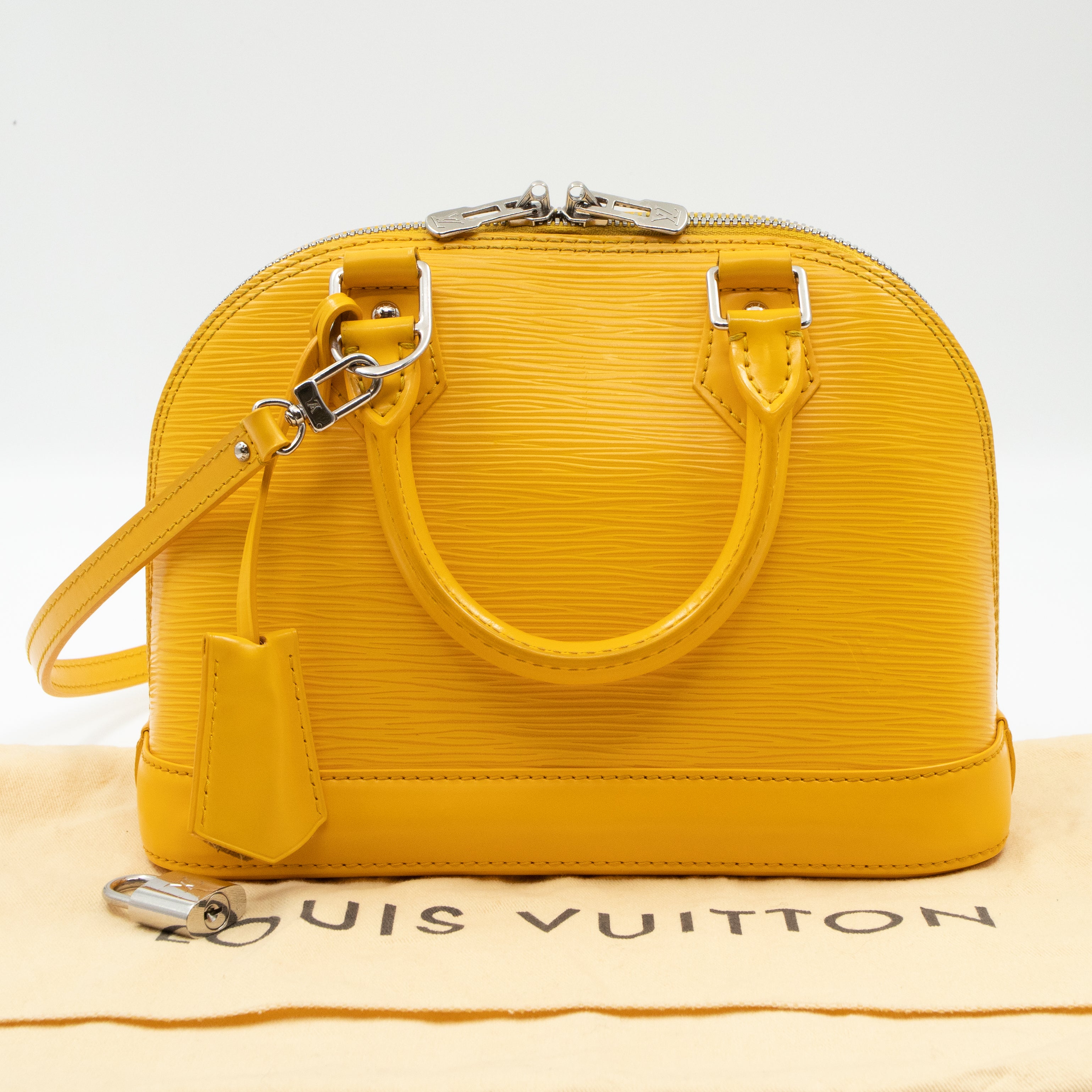 Alma BB Yellow Epi Leather