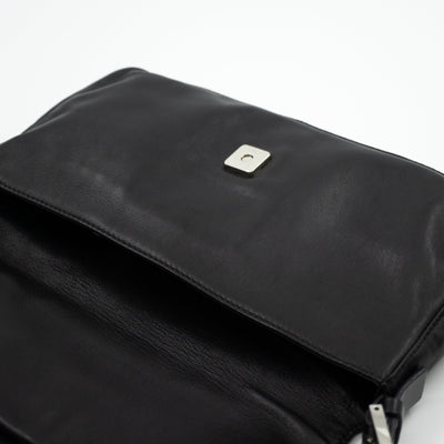 Baguette Black Leather