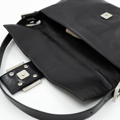 Baguette Black Leather