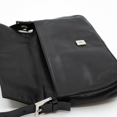Baguette Black Leather