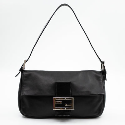 Baguette Black Leather