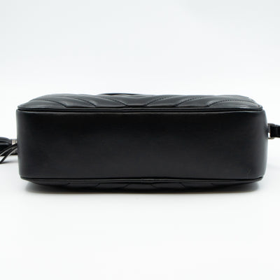 Monogram Lou Medium Crossbody Black Leather
