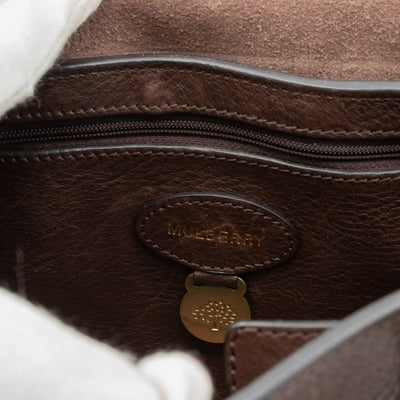 Small Bayswater Satchel Chocolate Leather