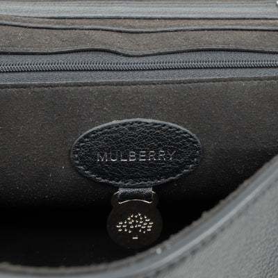 Lily Medium Black Leather