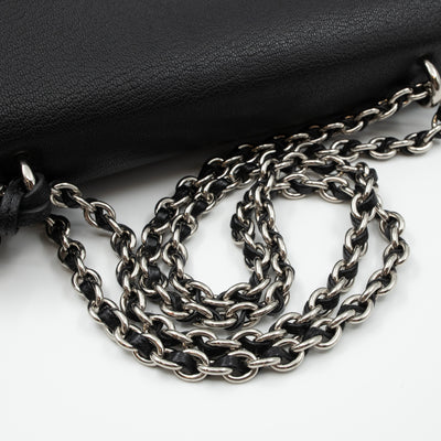 Lily Medium Black Leather