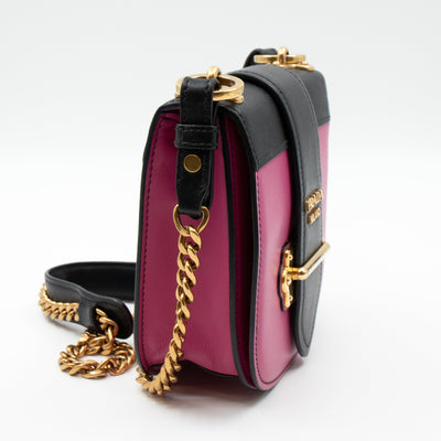 Pionniere City Pink Leather Crossbody Bag