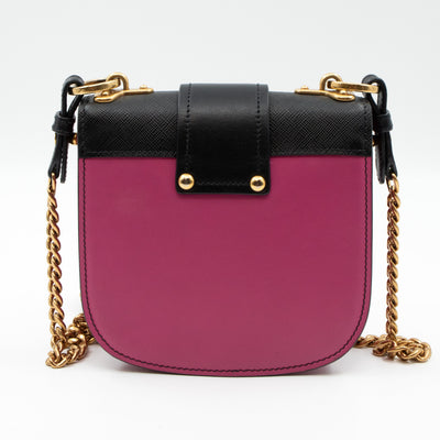 Pionniere City Pink Leather Crossbody Bag