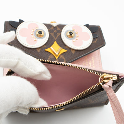 Victorine Wallet Owl Monogram