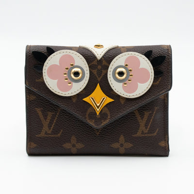 Victorine Wallet Owl Monogram