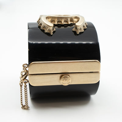 CC Wide Cuff Bracelet Black
