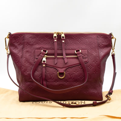 Lumineuse PM Monogram Empreinte Burgundy