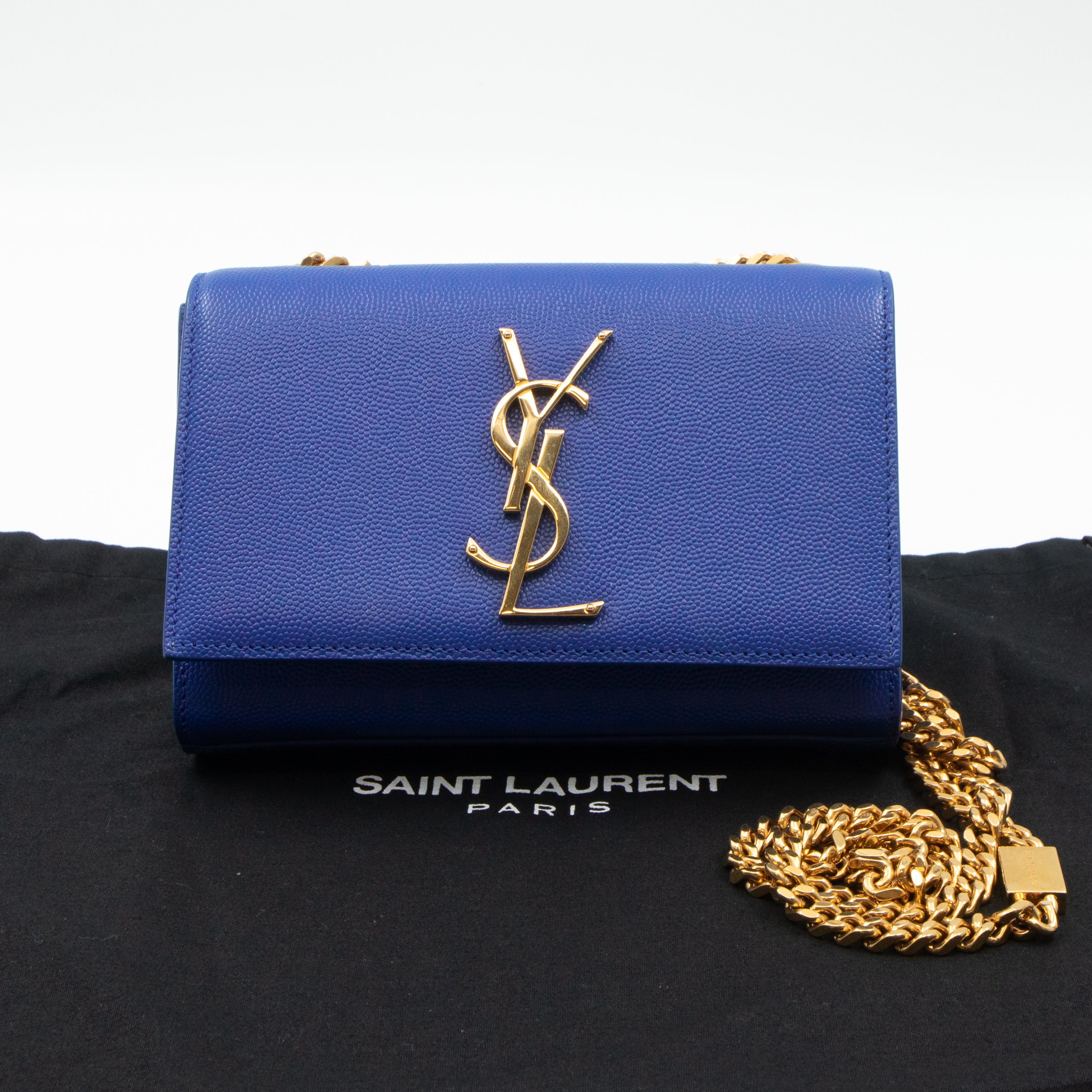 Monogram Kate Small Royal Blue Leather – Queen Station