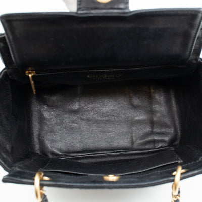 Rise-On Tote Chocolate Bar Black Cotton