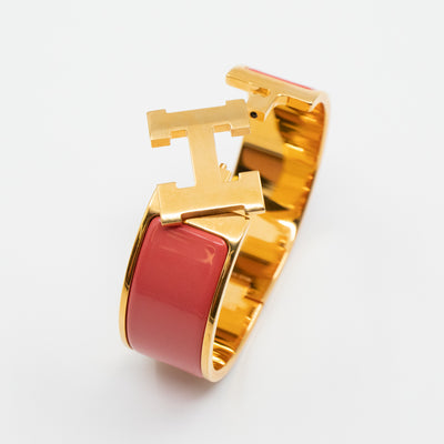 Clic Clac H Bracelet Medium Pink Gold