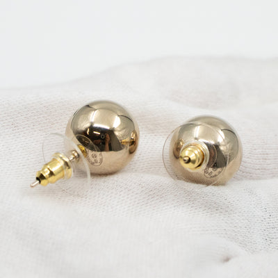 CC Sphere Earrings Light Gold