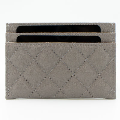 Boy Classic Card Holder Grey Caviar