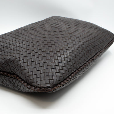 Intrecciato Veneta Hobo Bag Brown