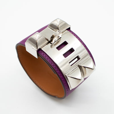 Collier de Chien Silver Purple Bracelet