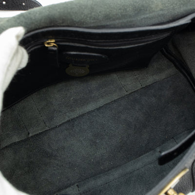 Small Bayswater Satchel Black Leather