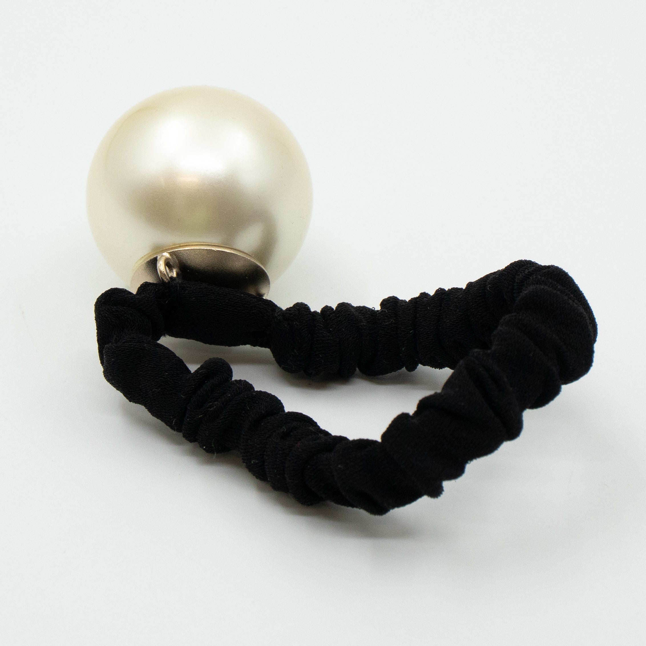Faux Pearl Hair Scrunchie